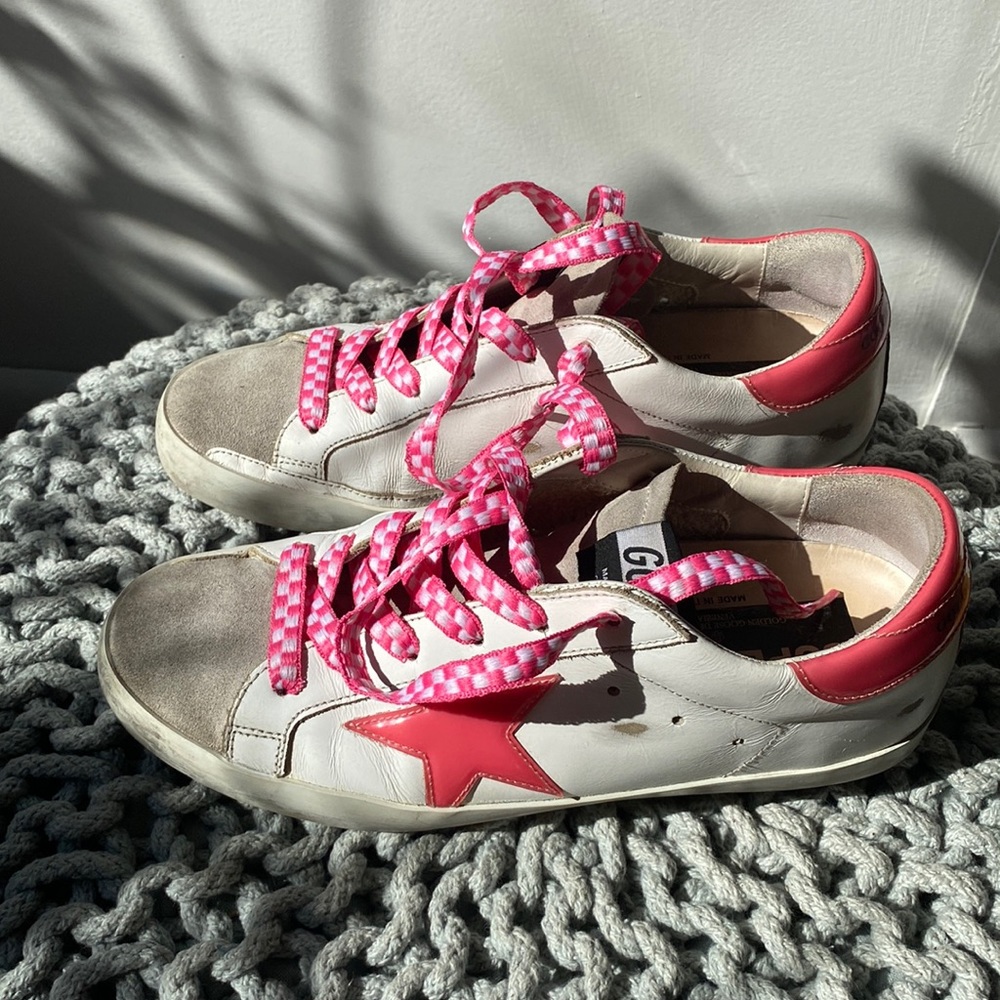 GOLDEN GOOSE/ DB superstar PINK size 37